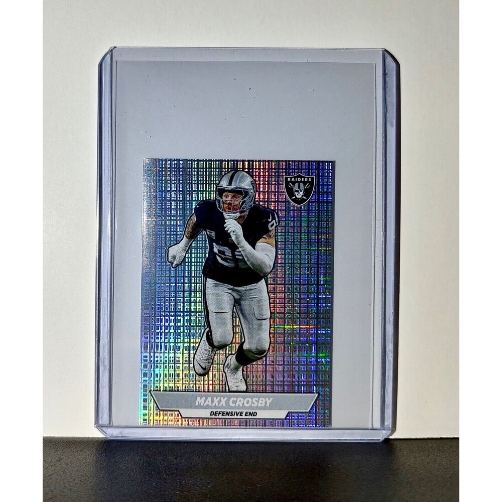 Maxx Crosby 2024 Panini NFL Sticker #276 Foil Las Vegas Raiders
